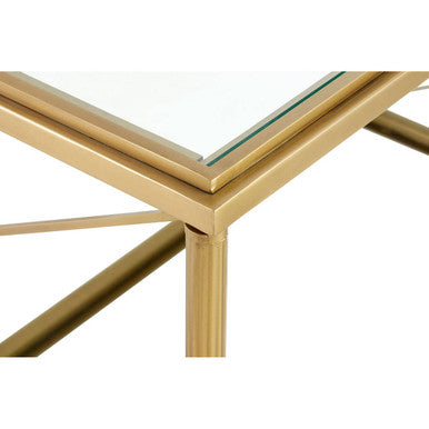 Axis Coffee Table With Gold Finish Frame