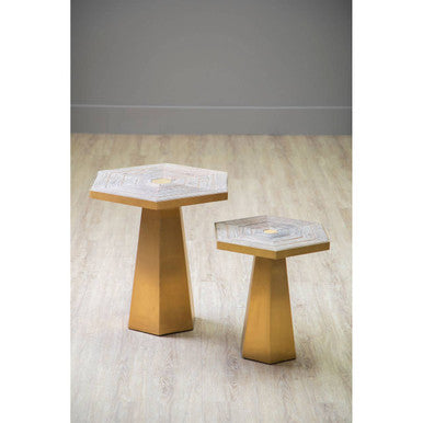 Titan Small Hexagon End Table