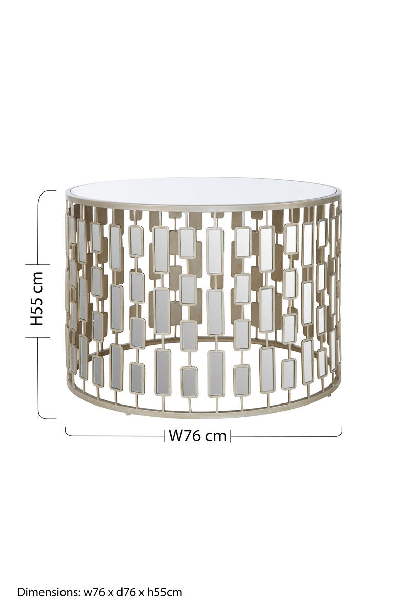 Raina Large Round  Coffee Table