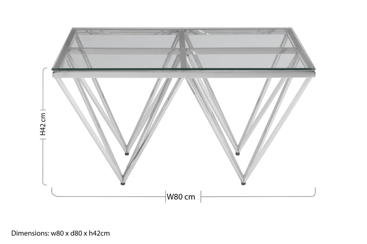 Allure Tempered Glass Coffee Table