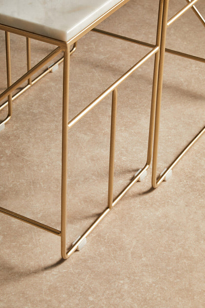 Avantis Marble Set Of 2 Square Nesting Tables