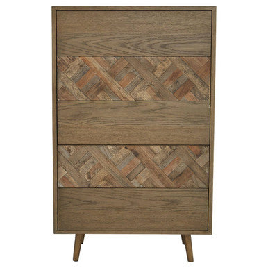 Salvar Wooden Chest of 5 Drawers