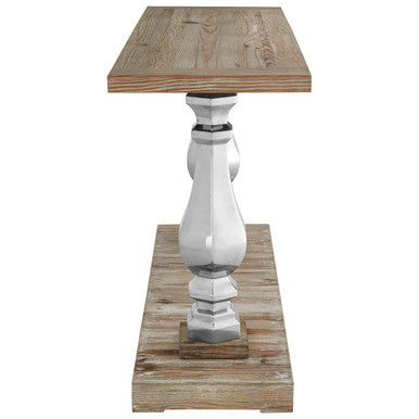 Richmond White Washed Pine Wood Console Table