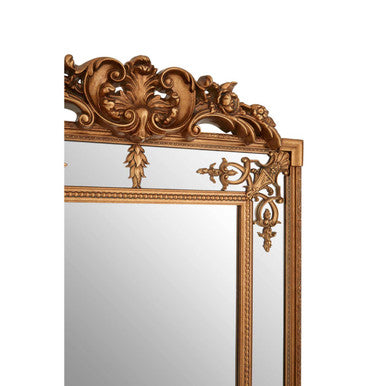 Deymonte Ornate Mirror with Gold Finish