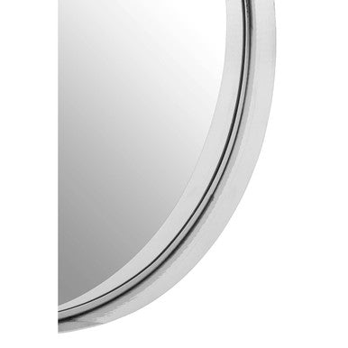 Leonov Small Nickel Finish Wall Mirror