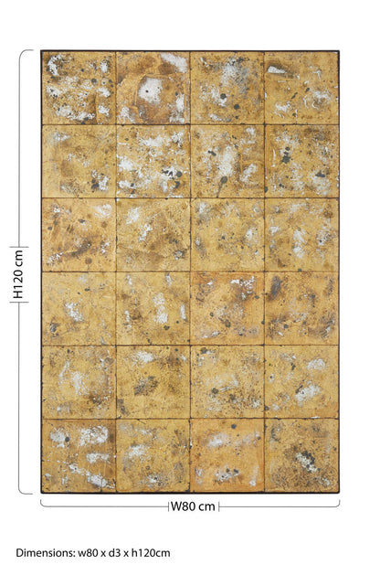 Riza Antique Gold Wall Mirror