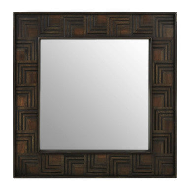 Surat Mango Wood Square Wall Mirror