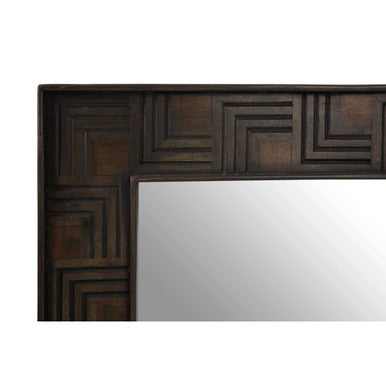 Surat Mango Wood Square Wall Mirror