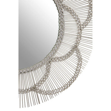 Templar Floral Effect Wall Mirror