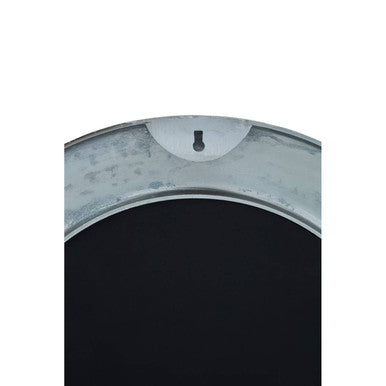 Akola Nickle Finish Round Wall Mirror
