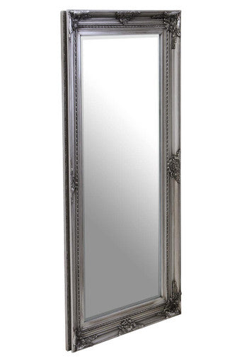 Lori Silver Wooden Frame Wall Mirror