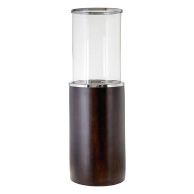 Hampstead Large Mango Wood Hurricane Candle Holder