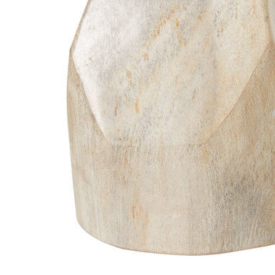 Relic Petrified Wood Pyramid Sculpture