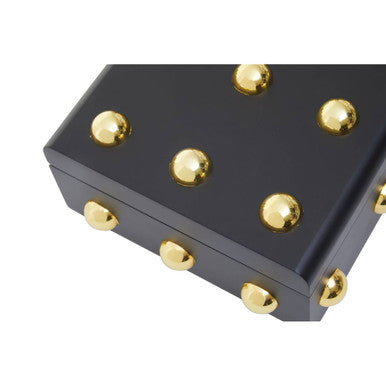Frida Large Black and Gold Trinket Box