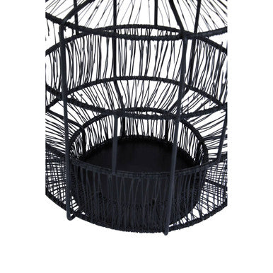 Enzo Small Black Wire Lantern