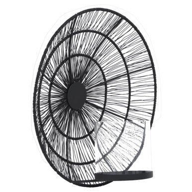 Enzo Black Wire Wall Sconce