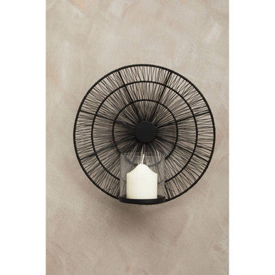 Enzo Black Wire Wall Sconce