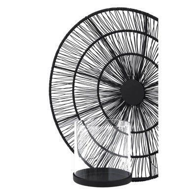 Enzo Black Wire Wall Sconce