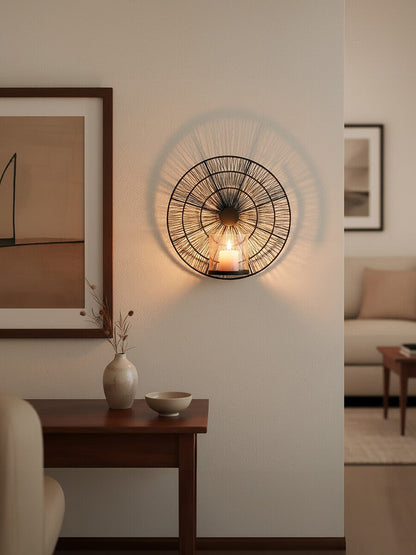 Enzo Black Wire Wall Sconce