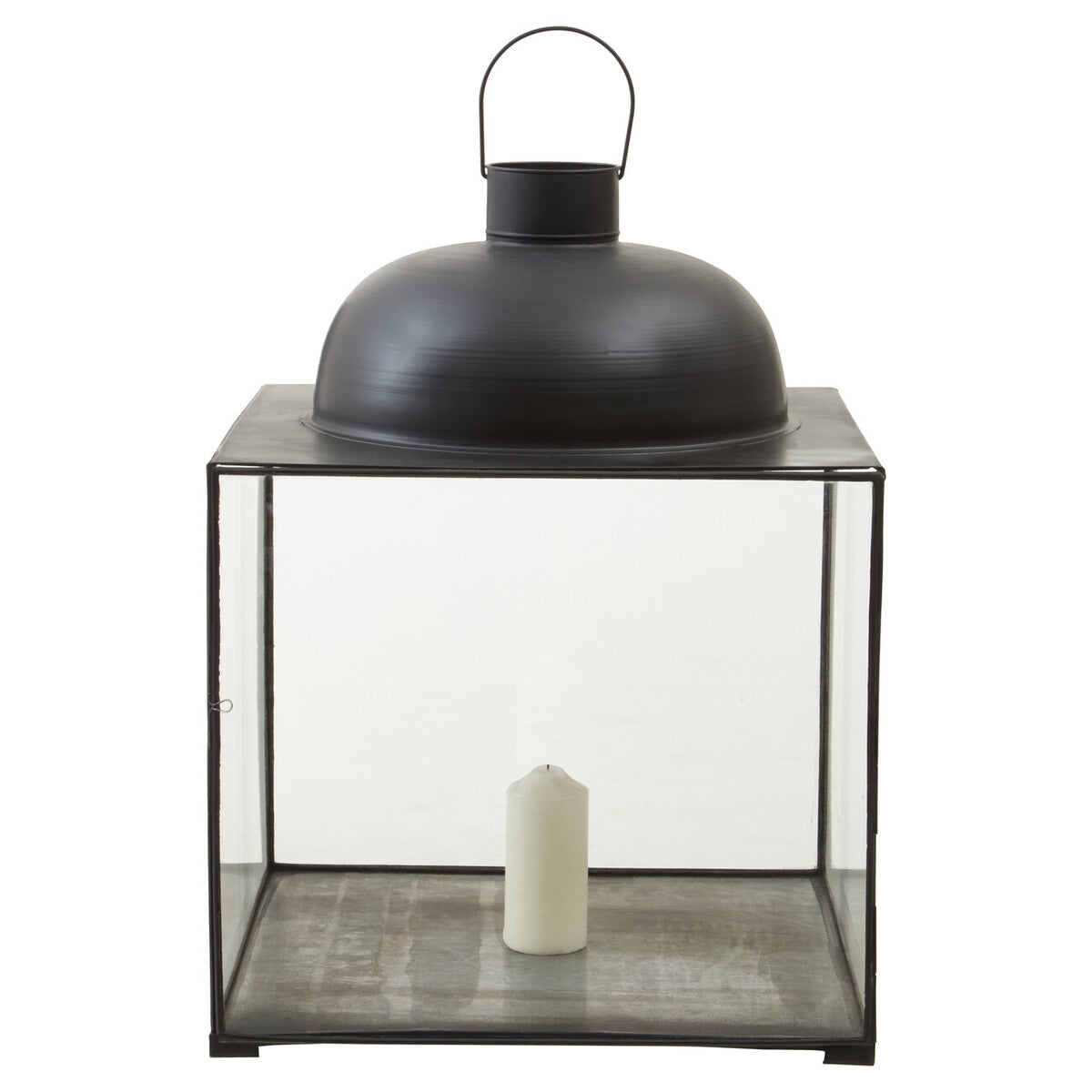 Preston Large Black Square Lantern