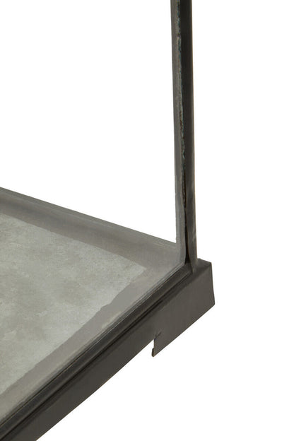 Preston Large Black Square Lantern