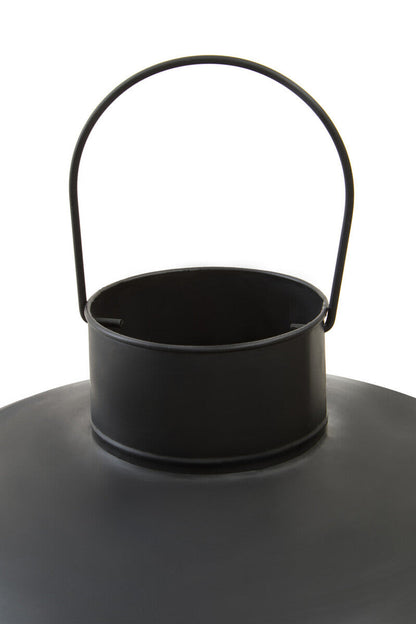 Preston Large Black Square Lantern