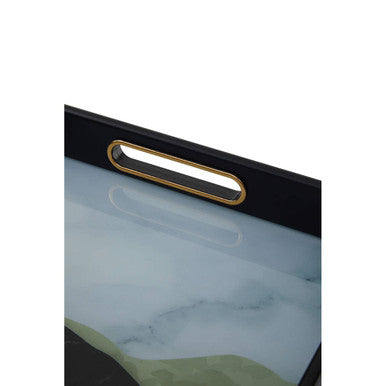 Celina Set Of Two Assorted Colour Rectangular Trays