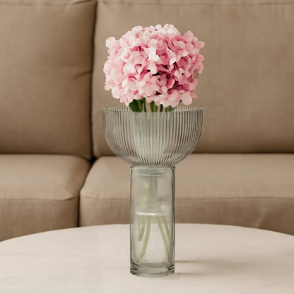 Esma Large Grey Glass Vase
