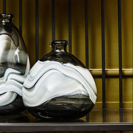 Halla Small Grey Bottle Vase