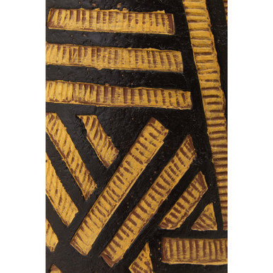 Darnell Natural And Black Planter With Angular Legs