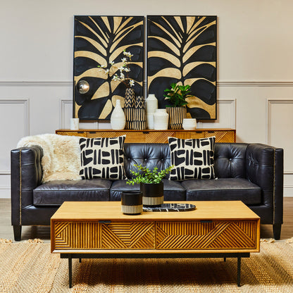 Salmo Oval Black Marble Chopping and Serving Board