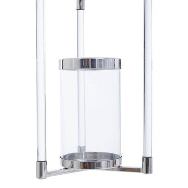 Franklin Small Silver Finish Lantern
