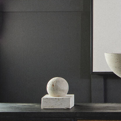 Tibor Travertine Sculpture