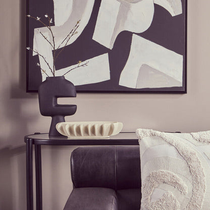 Hapax Abstract Large Black Vase