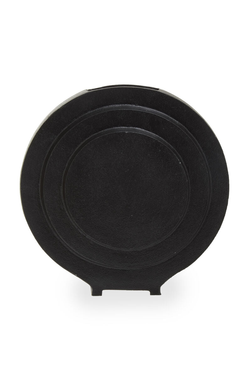 Hapax Round Matt Black Finish Vase