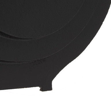 Hapax Round Matt Black Finish Vase