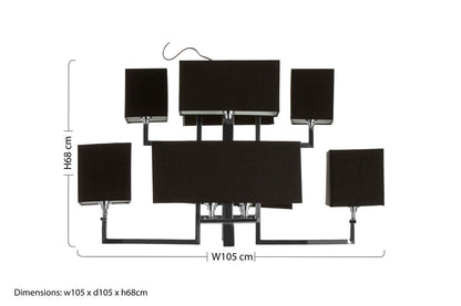 Skye 12 Bulb Pendant Light