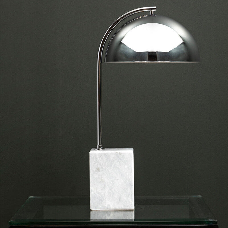 Murdoch Table Lamp With Chrome Shade