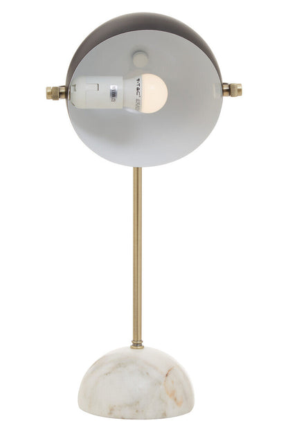 Murdoch Brass Finish Table Lamp with Marble Base