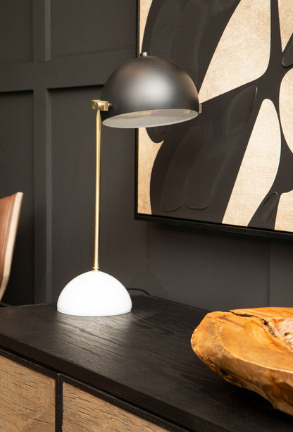 Murdoch Brass Finish Table Lamp with Marble Base