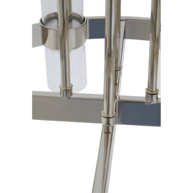 Alexis 8 Light Nickel Finish Ceiling Light