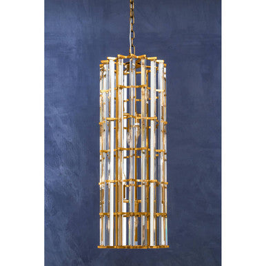 Karli Brass Finish Vertical Light