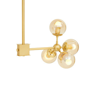 Abira Gold 8 Arm Pendant Light
