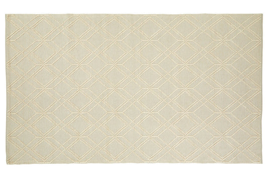 Bosie Jango Large Geometric Ivory Rug