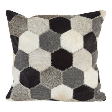 Bosie Safira Black And White And Grey Cushion Cover
