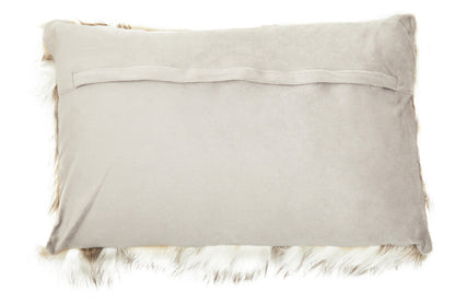 Bosie Lamina Natural Rectangular Fur Cushion