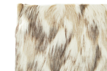 Bosie Lamina Natural Rectangular Fur Cushion
