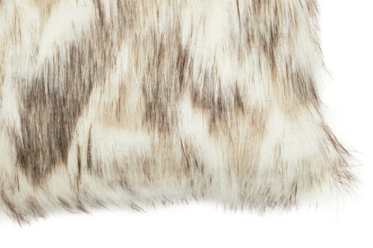 Bosie Lamina Natural Rectangular Fur Cushion