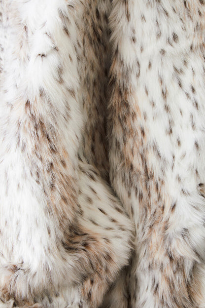 Bosie Lamina Animal Print Fur Throw