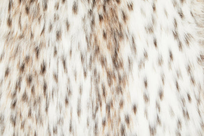 Bosie Lamina Animal Print Square Fur Cushion